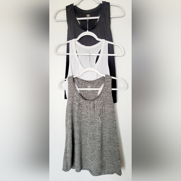 Athletic Works Core Active Women's 3pc. Bundle Tank Tops Racerback 8-10 Medium - Picture 9 of 12